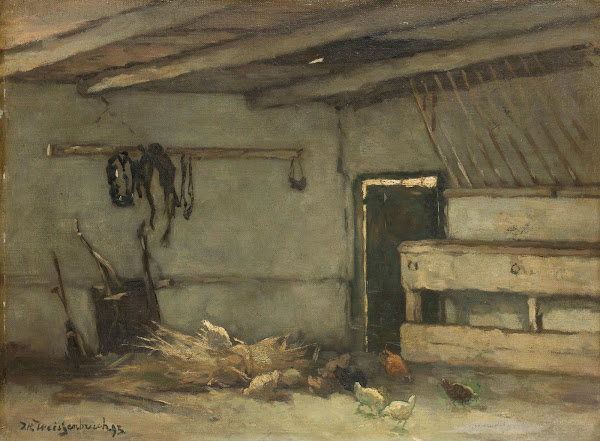 Interior of a Stable 1895