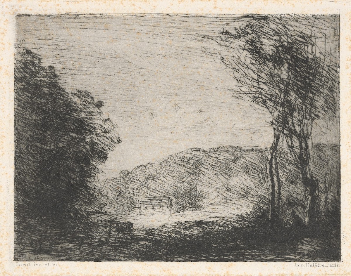 Campagne boisee Wooded countryside 1866