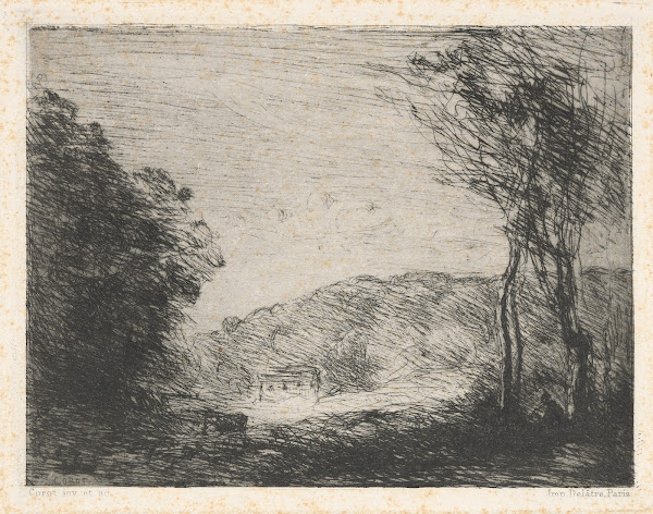 Campagne boisee Wooded countryside 1866