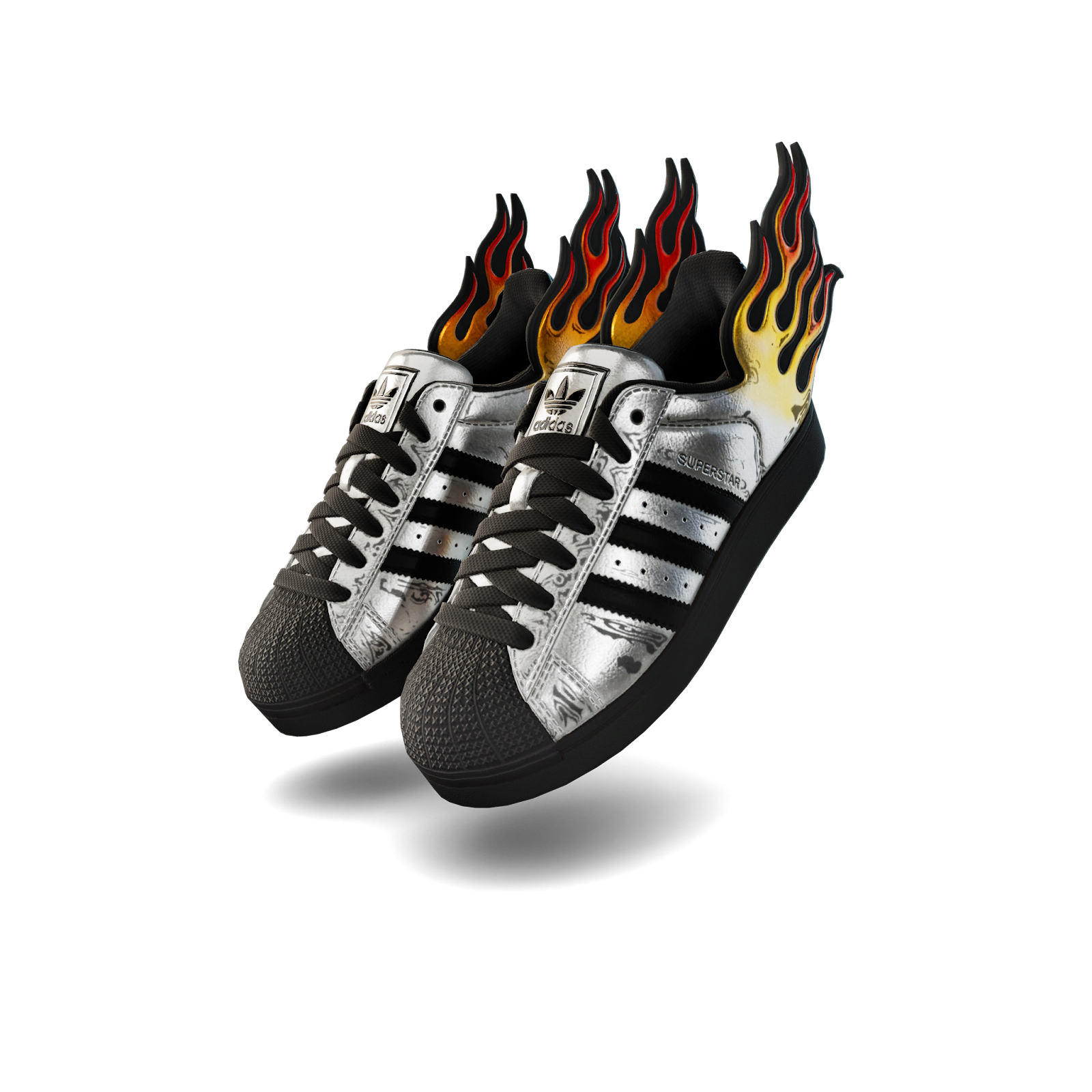 adidas JS Superstar 'Flames'