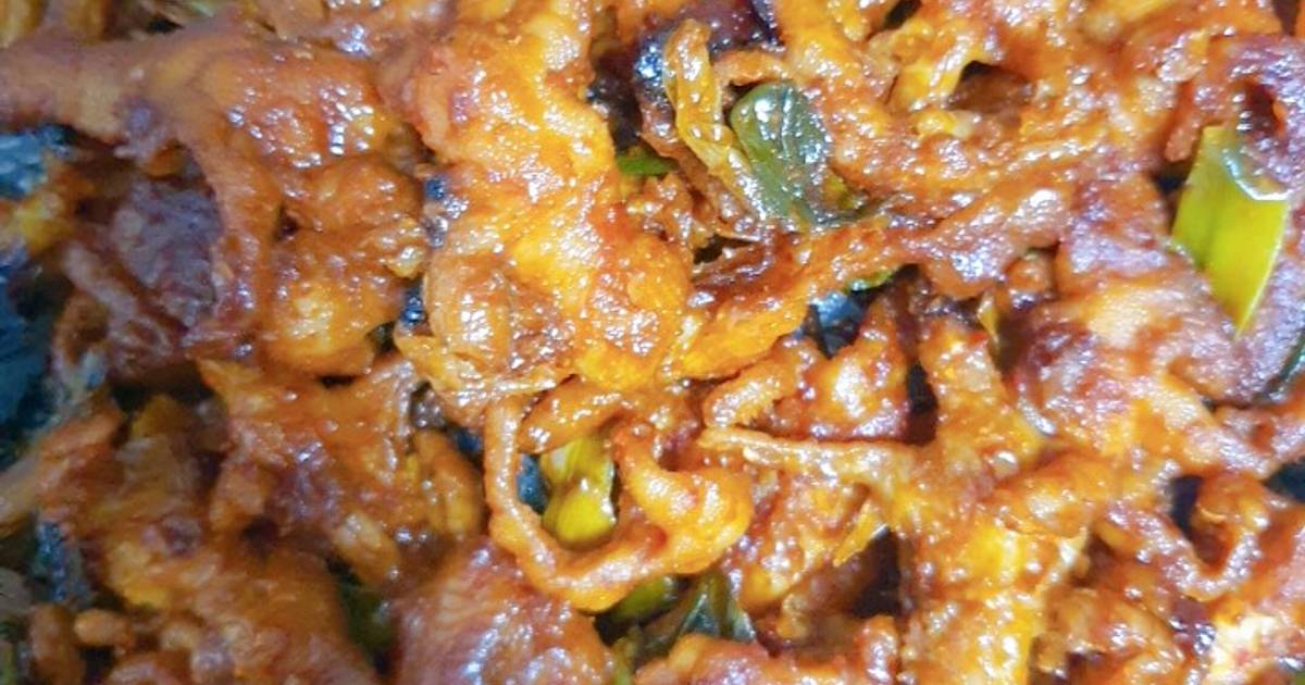 Chân gà xào cay chuẩn vị hàn quốc