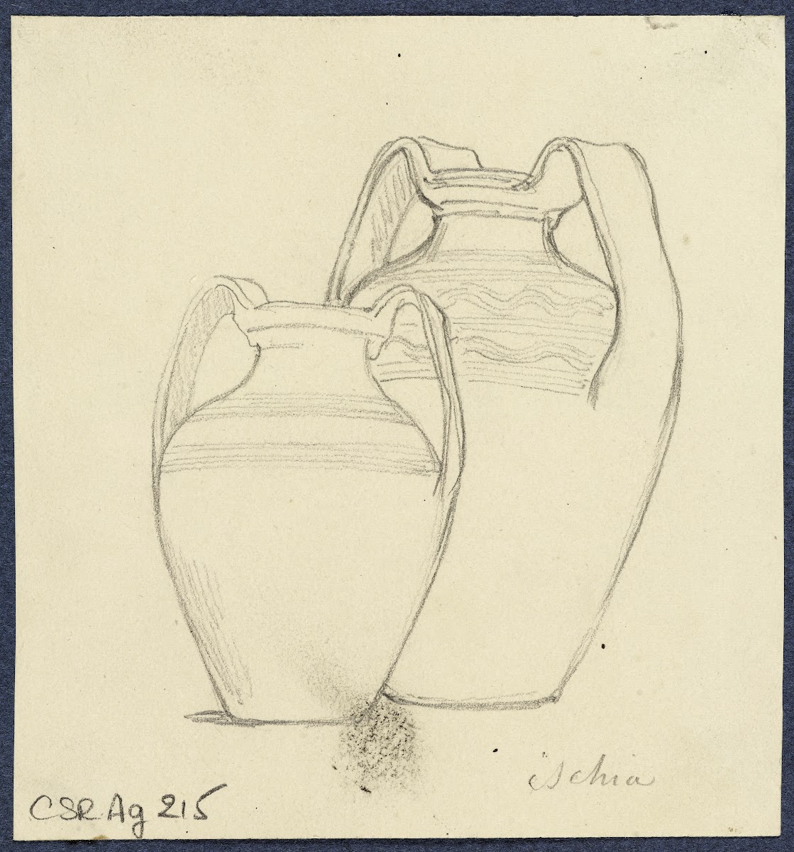 Etude de deux jarres