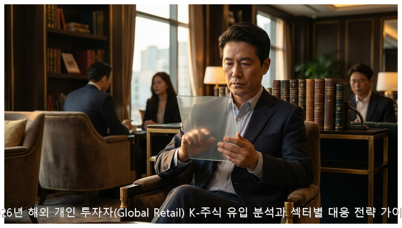 2026 해외 개인 투자자 K-주식 유입 분석 가이드 핵심 안내 및 분석 인포그래픽 (2)