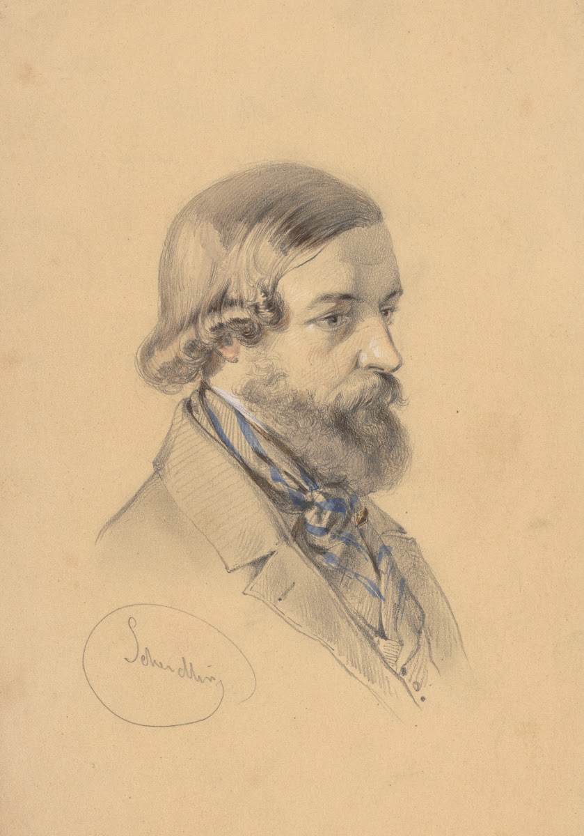 Study of a Bearded Man between 1835 and 1840