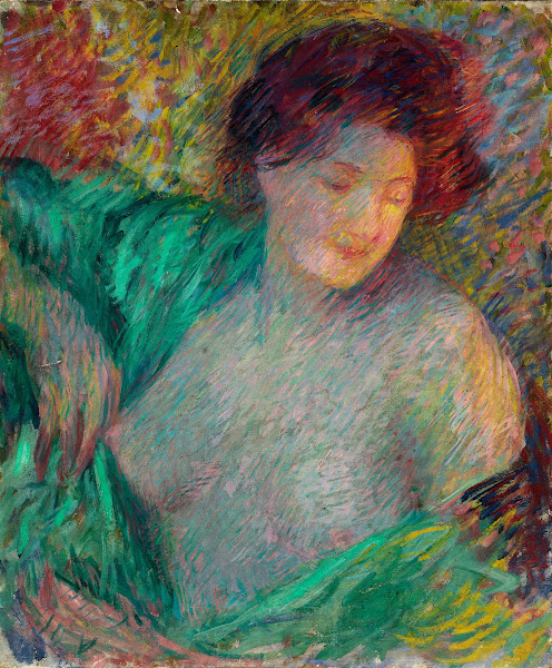 Head of a Young Girl Facing Her Left before 1910
