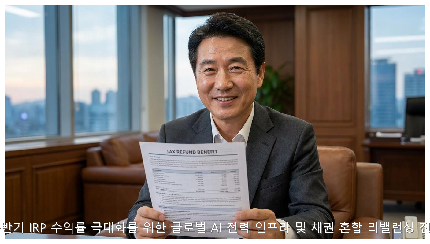 2026년 하반기 IRP 수익률 극대화를 위한 글로벌 AI 전력 인프라 및 채권 혼합 리밸런싱 전략 가이드 핵심 안내 및 분석 인포그래픽 (7)