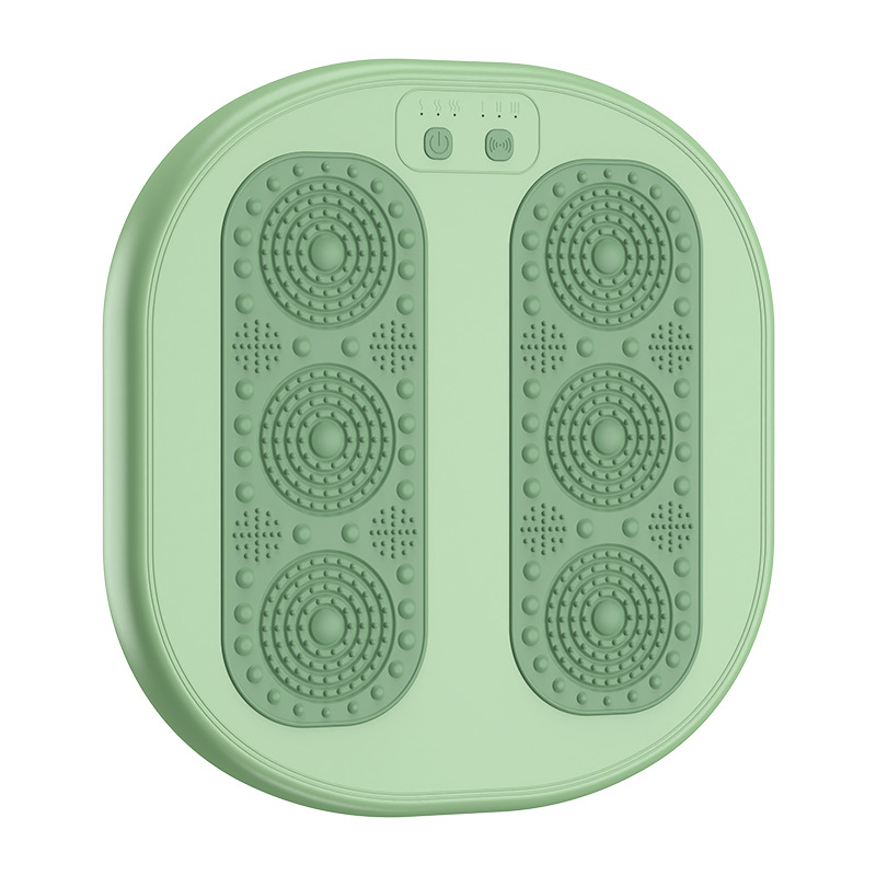 Electric foot warming mat with massage