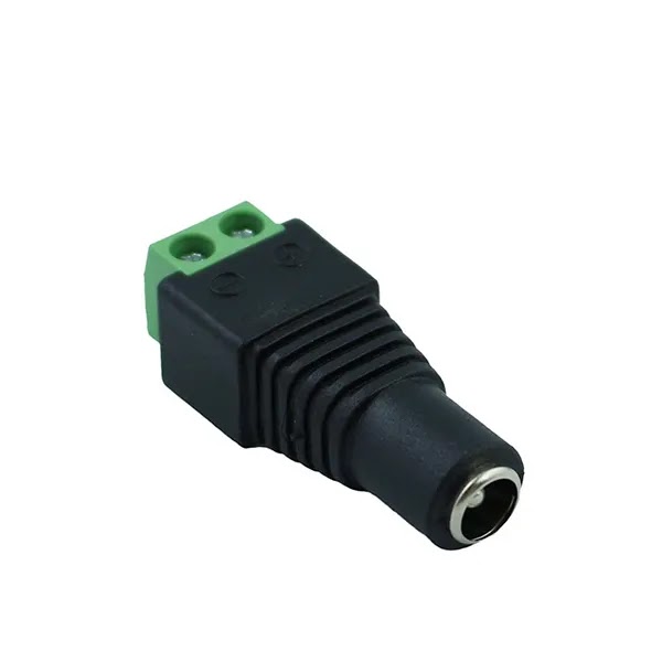 DC Power Jack Female Connector (2 pin Screw Terminal - 2.1 x 5.5mm)