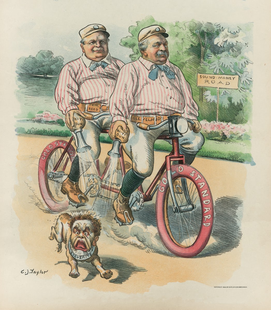 Politics makes strange wheel fellows 1896