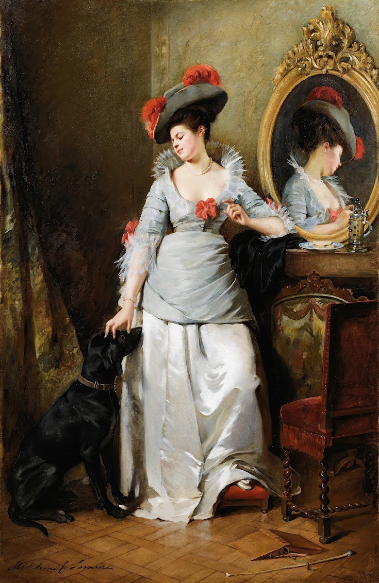 Elegant With A Dog