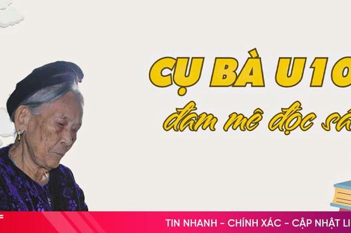 Cụ bà gần trăm tuổi đam mê đọc sách - Báo Hà Tĩnh