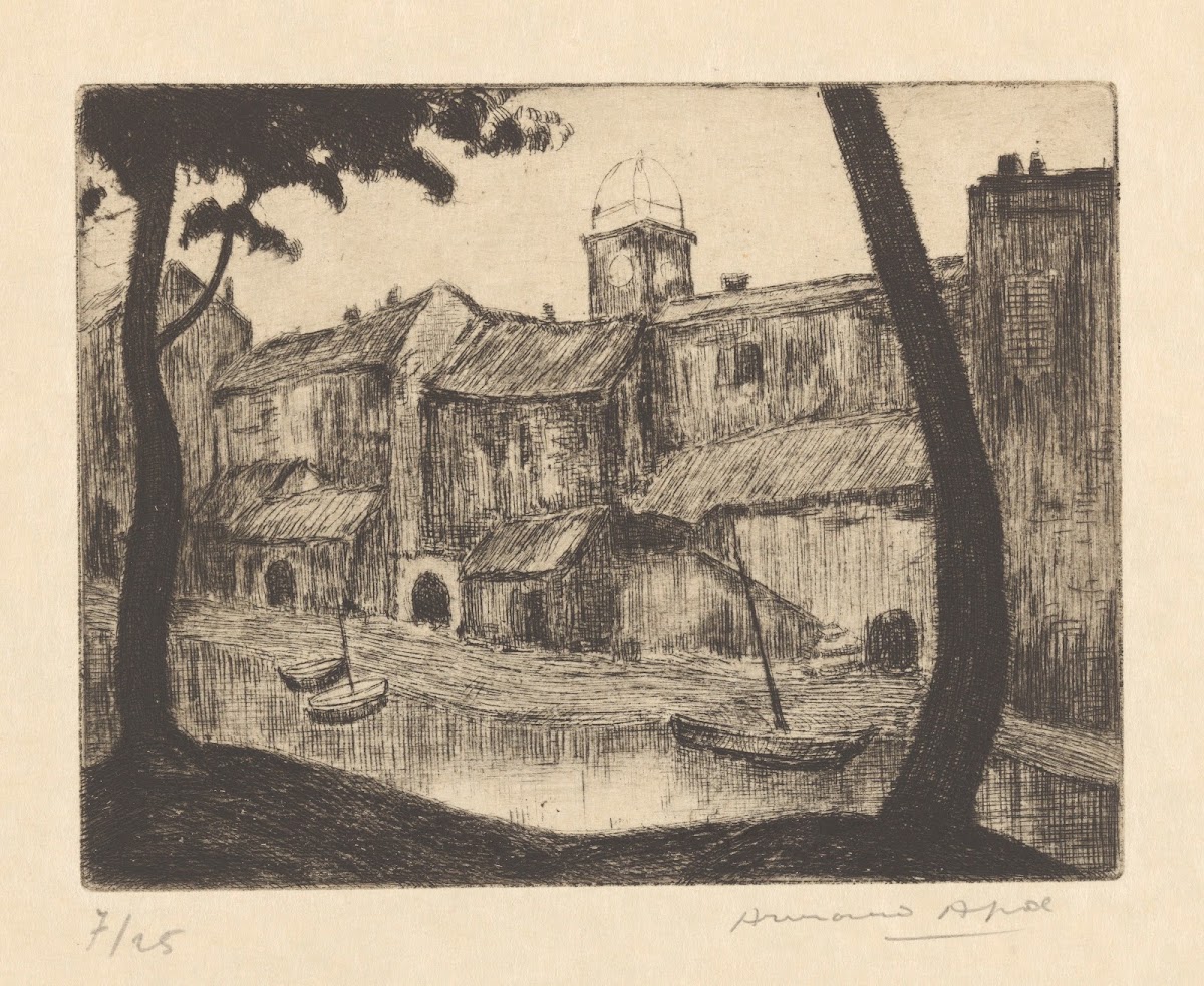 Saint Marcel Maisons au bord de leau 1929