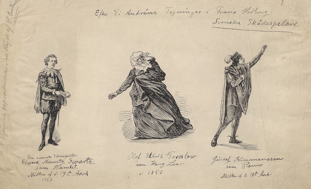 Swedish actors in Shakespeare roles 1880 1940