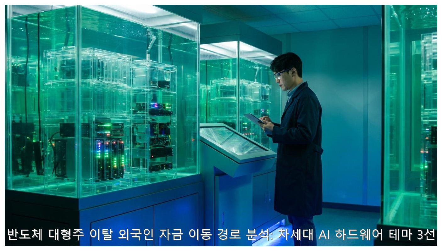 반도체 이탈 외국인 자금: AI 하드웨어 3선 분석 핵심 안내 및 분석 인포그래픽 (4)