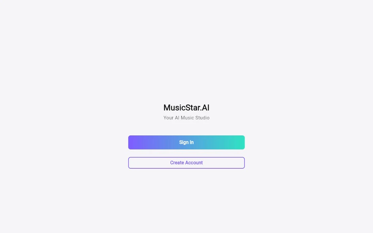 Captura de MusicStar.AI