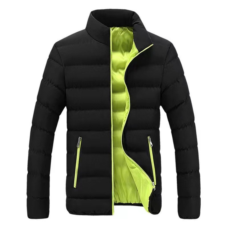 Short, padded men's jacket, stylish