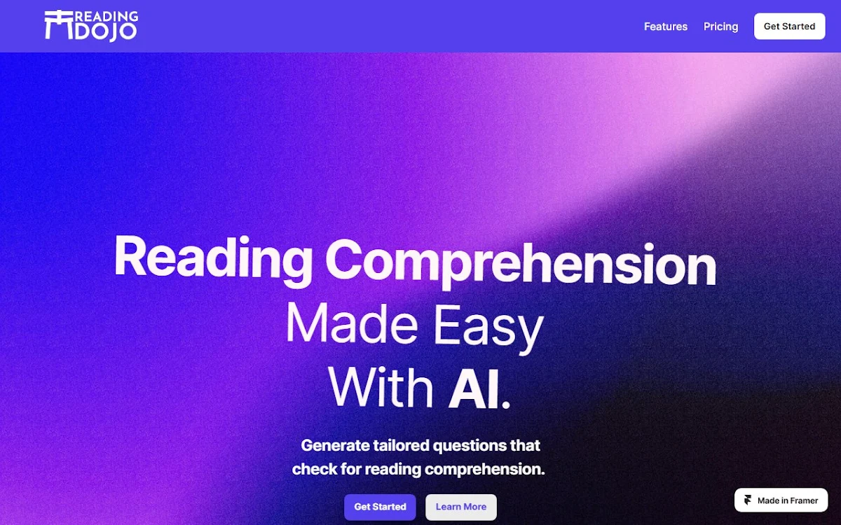Captura de ReadingDojo