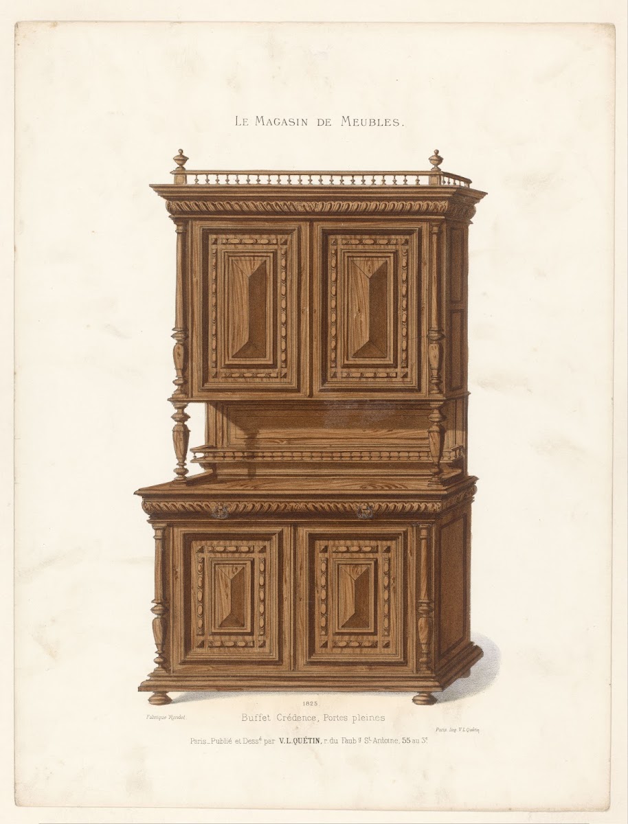 Buffet Crédence Portes pleines 1832   1904