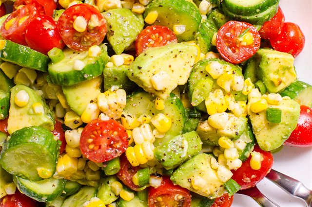 Salad Bơ Bắp Nướng