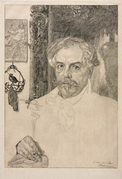Portrait of Edmond de Goncourt 1882