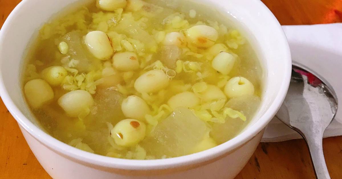 Chè hạt sen nha đam đậu xanh