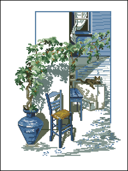 CMP OOE99116 Greek Courtyard