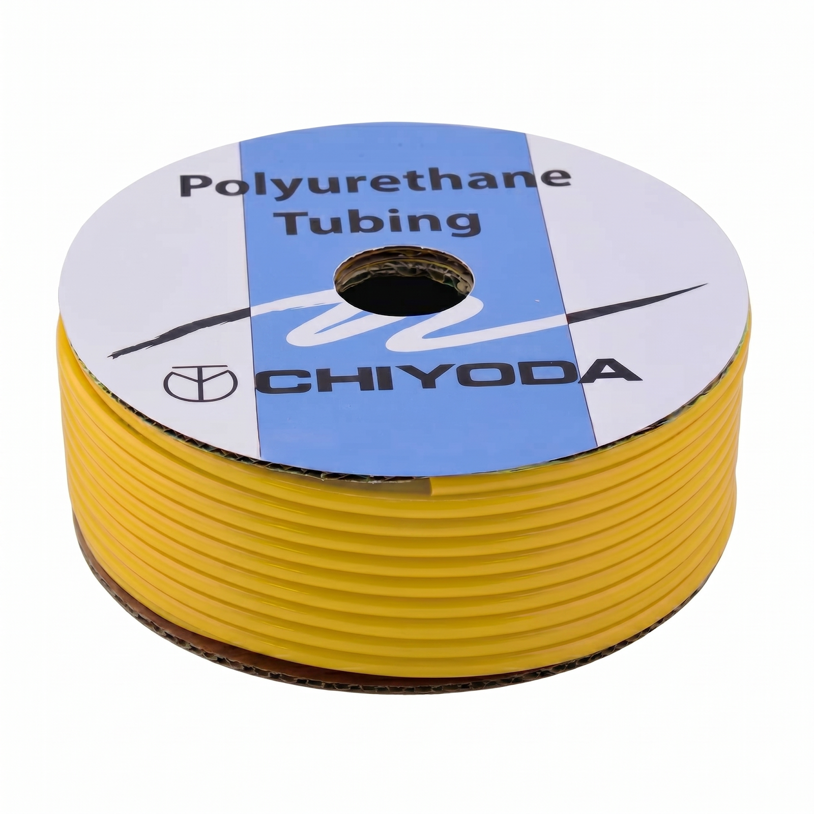 สายลมยูรีเทน  CHIYODA TE-4 C สีเหลือง 4X2.5MM. (100เมตร/ม้วน)