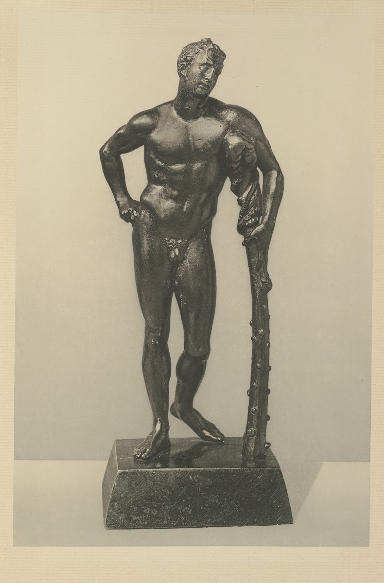 Hercules Leaning On His Club  Paduan First Half Of XVI Century 1910