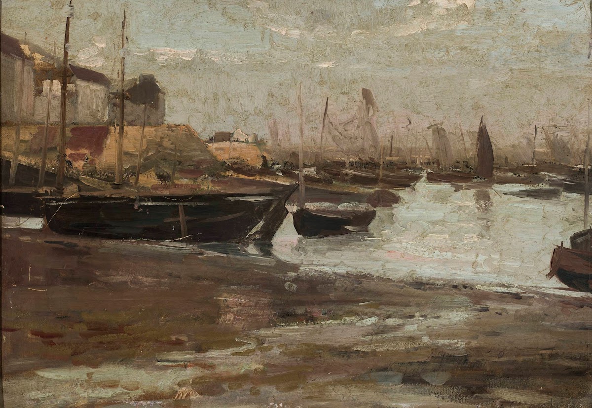 Fishing port sketch 1890