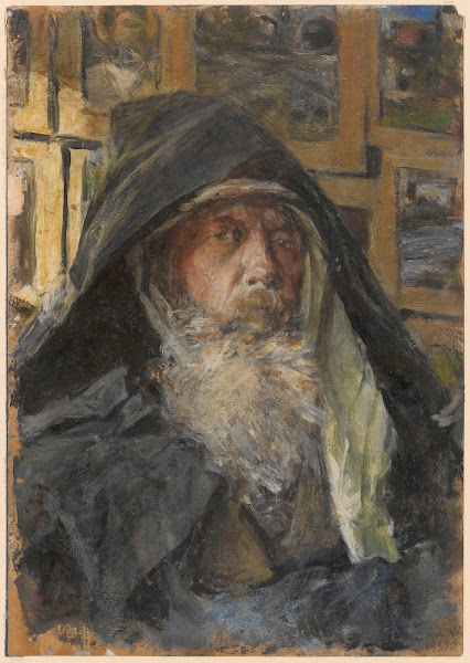 Self portrait in hood 1870   1917