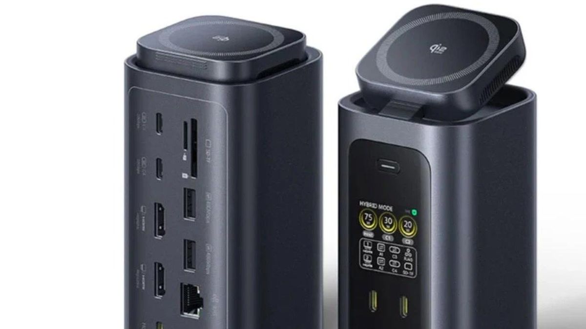 Baseus tung chiếc dock có 15 cổng kết nối thêm sạc không dây - Báo Tri thức &amp; Cuộc sống