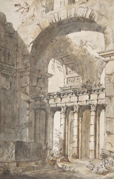 Ruins of a Basilica or Mausoleum 16911765