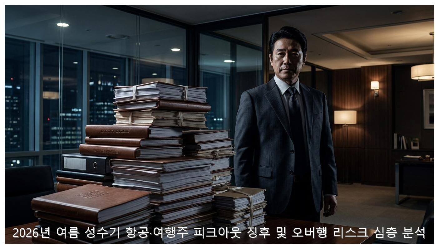 2026년 여름 성수기 항공·여행주 피크아웃 징후 및 오버행 리스크 심층 분석 핵심 안내 및 분석 인포그래픽 (3)