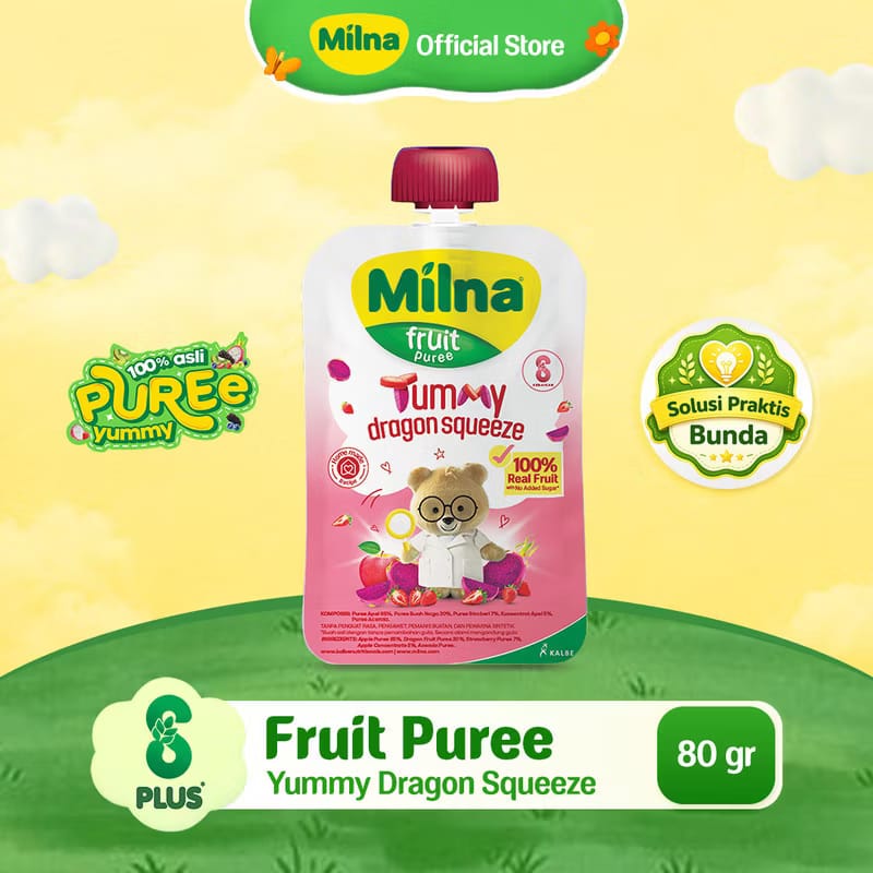 Milna Fruit Pure Yummy Dragon Squeeze
