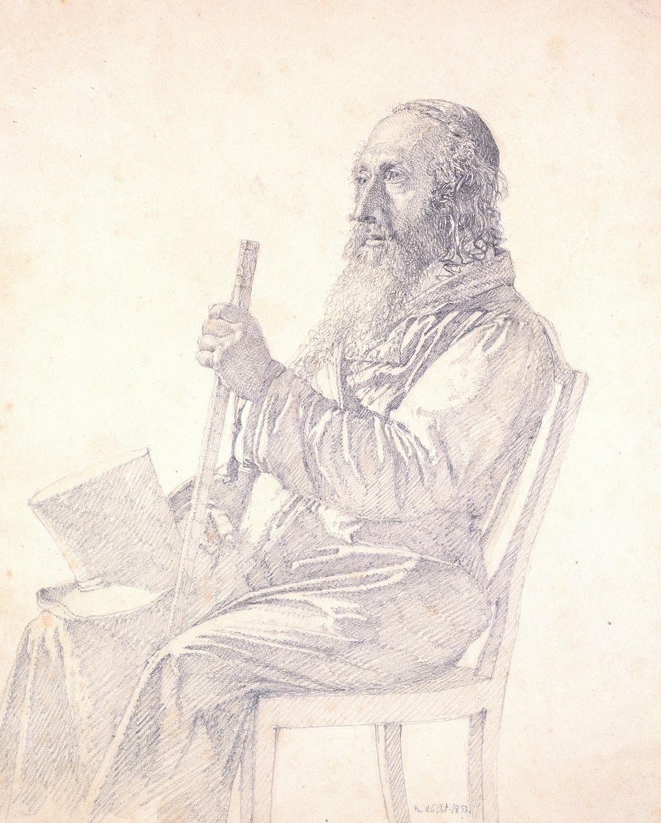 Portræt af en gammel polsk jøde 1833