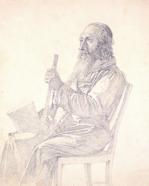 Portræt af en gammel polsk jøde 1833