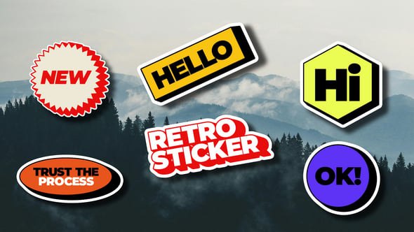 Animated Stickers | MOGRT Free Download – Envato Elements