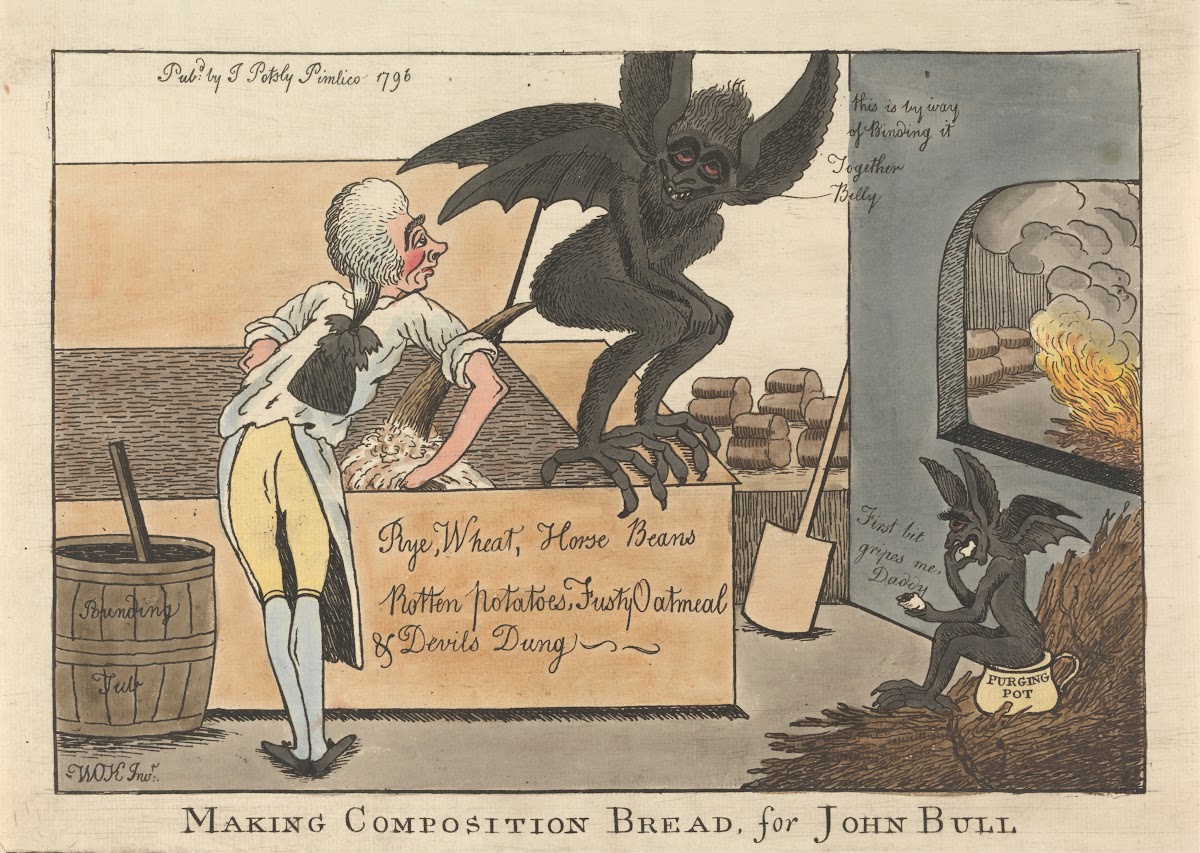 Making Composition Bread for John Bull 1796