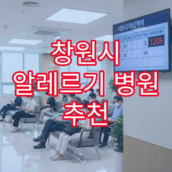 창원시 알레르기 병원 추천 비염·아토피 상담 가능