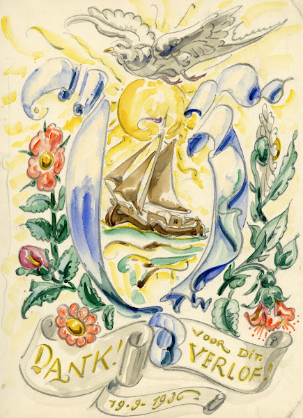 Zes gebundelde brieven 1936