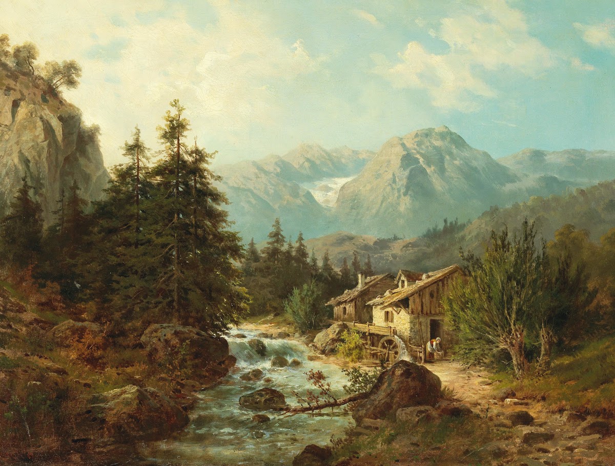 Mühle am Gebirgsbach