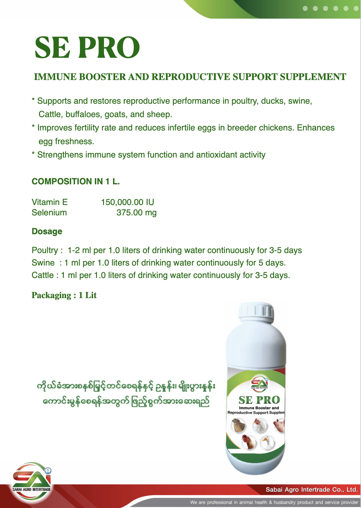 SE PRO Datasheet