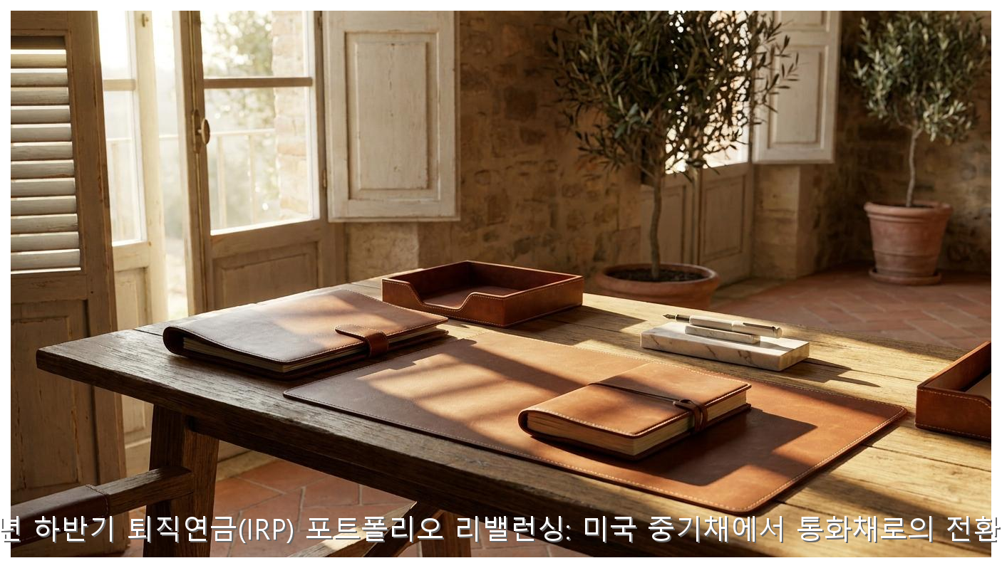 2026년 하반기 퇴직연금(IRP) 포트폴리오 리밸런싱: 미국 중기채에서 통화채로의 전환 전략 핵심 안내 및 분석 인포그래픽 (5)