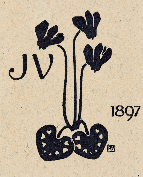 Bookplate JV 1897 1897
