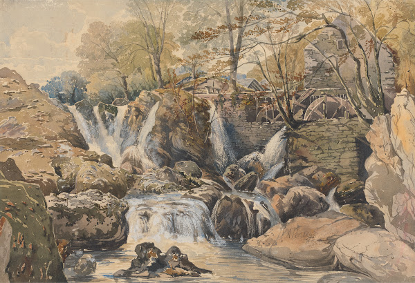 Watermill and Waterfalls 1862