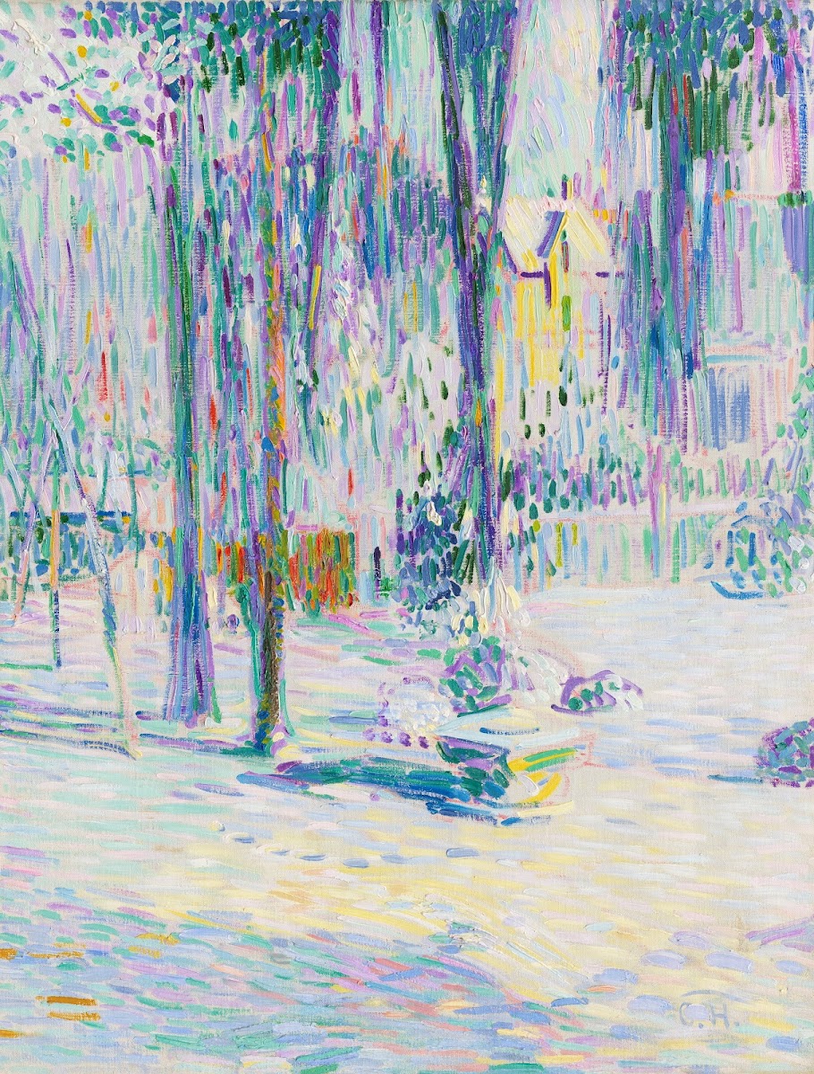 Im Park von Schloss Pretzfeld 1908