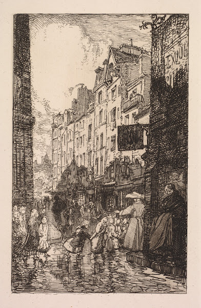 La Rue des Prêtres Saint Séverin 1901