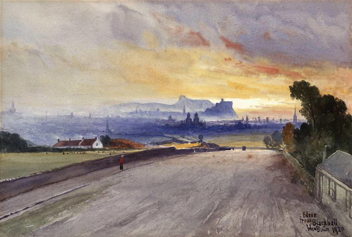 Edinburgh from Blackhall 1920
