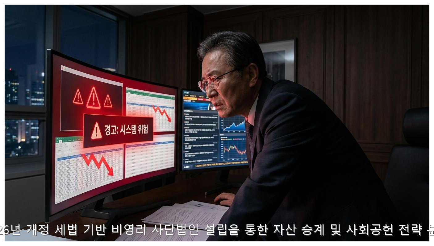 2026년 개정 세법 기반 비영리 사단법인 설립을 통한 자산 승계 및 사회공헌 전략 분석 핵심 안내 및 분석 인포그래픽 (8)