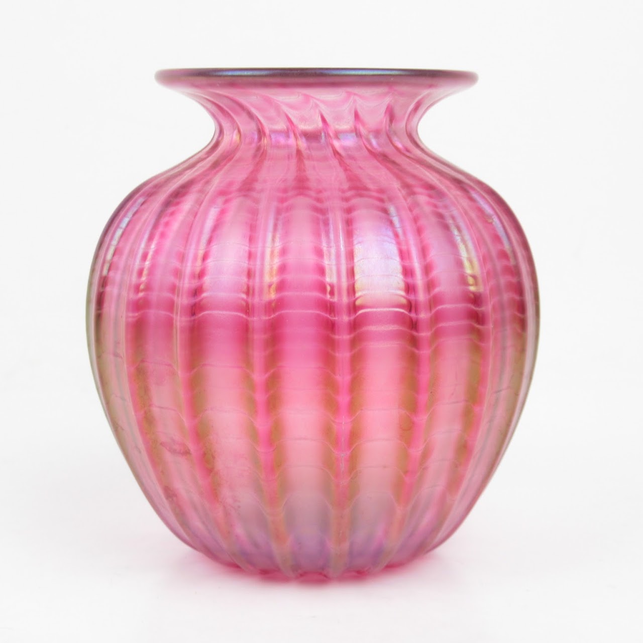 Signed Art Glass Vase